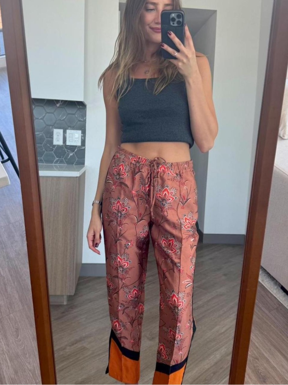 Scotch & Soda X The Peaks Floral Track Pants Worn Once